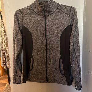 Danskin XL semi fitted zip up jacket